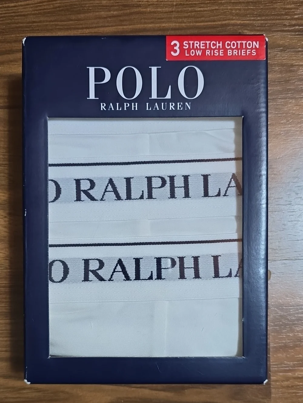 Polo Ralph Lauren Men's 3-Pack White Low Rise Briefs
